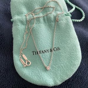 Tiffany Elsa Peretti Diamond Necklace
